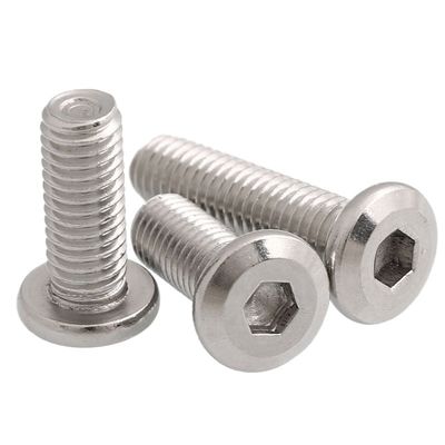 Benutzerfreundliche DIN7420 Flat Round Head Hexagon Socket Screw für Holzmöbel
