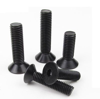 Schwarze Oberfläche DIN 7991 Countersunk Hexagon Socket Bolt mit Kundenanforderungen