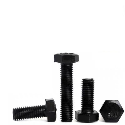 Baubranche Vollgewirbelter Stahl Hexbolzen 10 mm-500 mm Länge für Gebäude