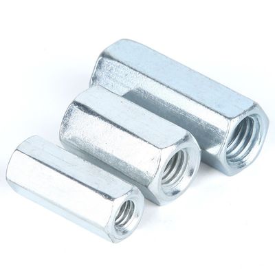 201/304 Standard-Rostfreier zylindrischer Schraubverbindungsmutter mit ZINK-verzinkter Oberfläche