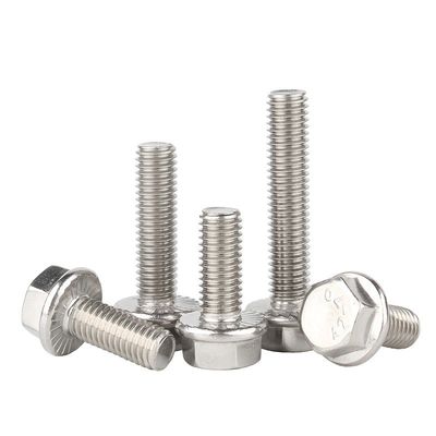 M5-M100 Mechanische Flanschschraube mit galvanisiertem Außenhexagon und rutschsicherer Oberfläche