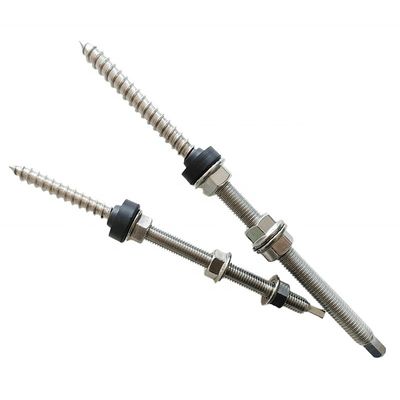 ISO-Standard Solar-Doppel-End-Schrauben für Edelstahl-Solar-Hanger-Schrauben