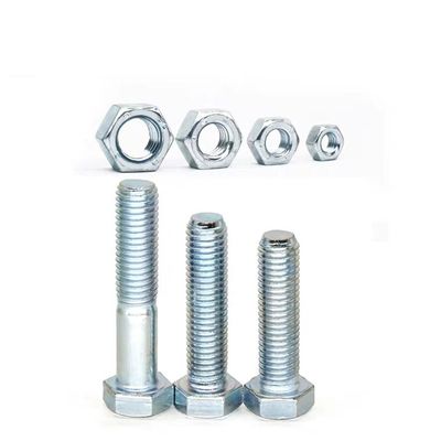 Verkaufen Sie verzinkte Sechseckenschrauben und Muttern 8.8 Grade Länge 10mm-500mm für Ihre Anforderungen