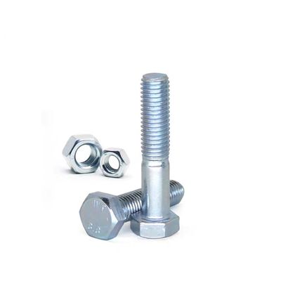 Verkaufen Sie verzinkte Sechseckenschrauben und Muttern 8.8 Grade Länge 10mm-500mm für Ihre Anforderungen