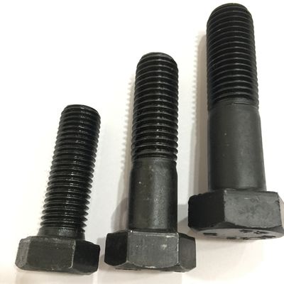 Metrische Hochfestigkeitsbolzen DIN 931/933 Hexbolzen und Nüsse Zink 4.8/6.8/8.8/10.9/12.9
