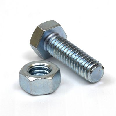 ISO9001-zertifizierte M2-M100 DIN931 DIN933 Hexkopfschrauben und -muttern mit und Zertifizierung