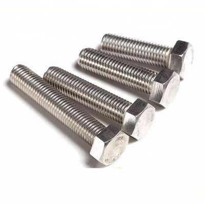 ISO9001-zertifizierte M2-M100 DIN931 DIN933 Hexkopfschrauben und -muttern mit und Zertifizierung