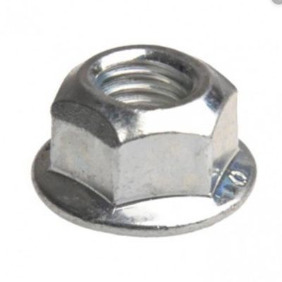 Flanken aus Hex-Nüssen aus Vollmetall mit vorherrschendem Drehmoment in Metrischem Kohlenstoff/Edelstahl