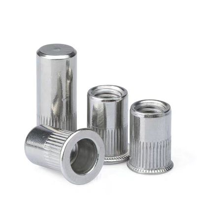 ISO9001 2015 Zertifizierte M4/5/6/8/10/12 Kohlenstoffstahl-Nivet-Nüsse mit großem Gegenkopf