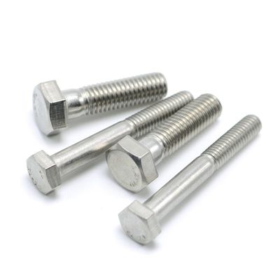 Hexenschrauben und -muttern aus Edelstahl DIN933 SS304 A2-70 M6 M8 M10 M12 M16 für die allgemeine Industrie