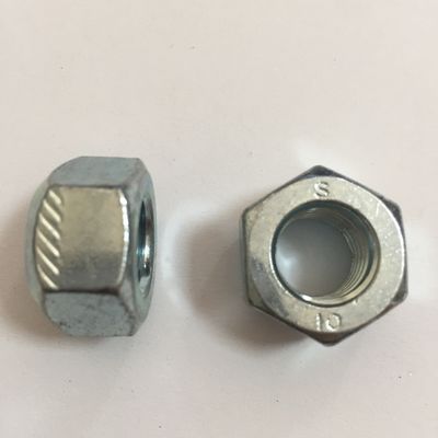 Zinkgelb-chromatierte Oberfläche M8 M10 M12 M16 Vollmetallverschlussmutter für den DIN-Standard