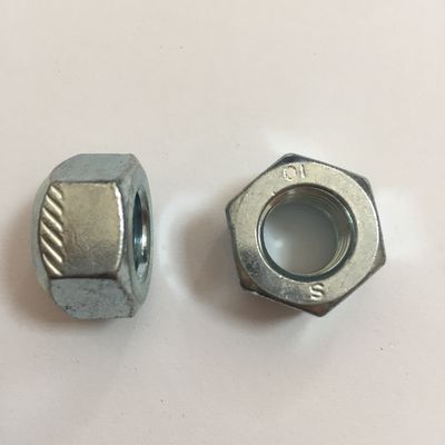 Zinkgelb-chromatierte Oberfläche M8 M10 M12 M16 Vollmetallverschlussmutter für den DIN-Standard