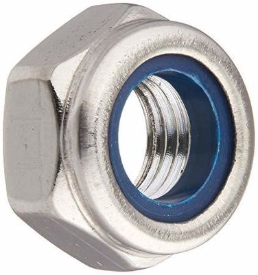 DIN985 DIN982 Verzinkte M8 M10 M12 Nylon-Einsatzverschluss-Nuss Metrische schwarze Oxidveredelung