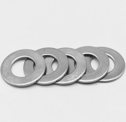 Verkaufen Sie Kohlenstoffstahl Plain Galvanized DIN125 Flat Washer für M2.5-M48 Grade 4.8/8.8/12.9