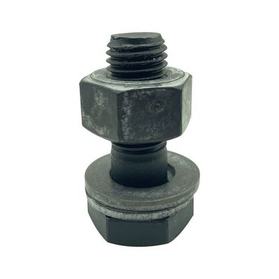 M36 Din933 Din934 Edelstahl Hexbolzen und Muttern mit Weißzink. Gelbzink. HDG