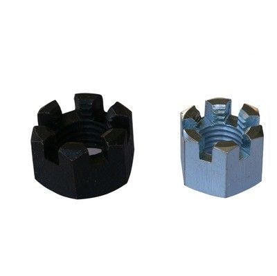 Automobilindustrie Hex-Castle-Schluss-Nüsse mit 304 rostfreier Beschichtung