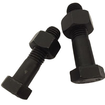 DIN933/931 Klasse 8.8 10.9 12.9 Hex schwarze Bolzen und Muttern mit ISO9001 2008 Zertifikat