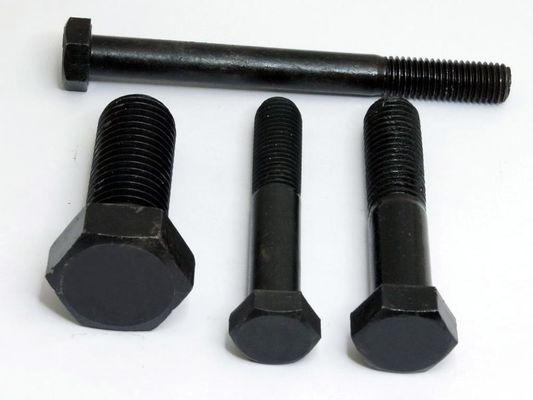 DIN933/931 Klasse 8.8 10.9 12.9 Hex schwarze Bolzen und Muttern mit ISO9001 2008 Zertifikat