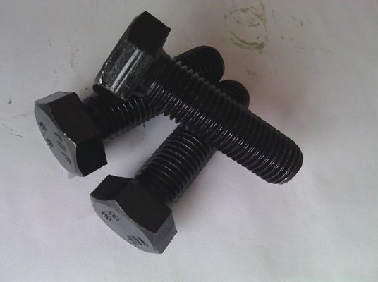 DIN933/931 Klasse 8.8 10.9 12.9 Hex schwarze Bolzen und Muttern mit ISO9001 2008 Zertifikat