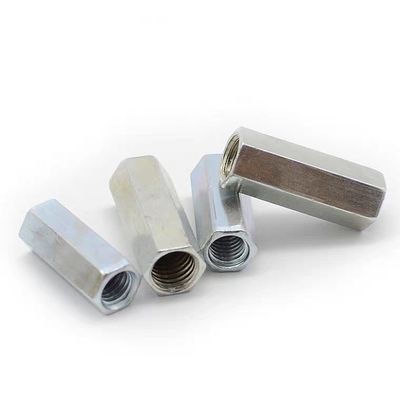 DIN 6334 Zinkplattierte lange Hex-Kopplungsmutter für DIN/GB/ISO