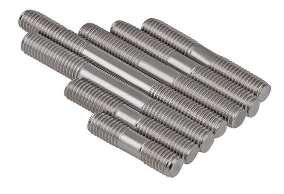 Schwarzgeschliffene Edelstahlstange mit Waschmaschine 4.8 8.8 10.9 Doppelkopf mit Gewinde