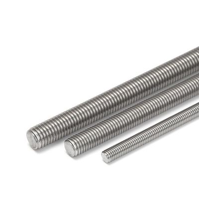 304 316 Edelstahl Doppelkopfbolze DIN975 Vollzähne-Stift mit einfacher Oberfläche
