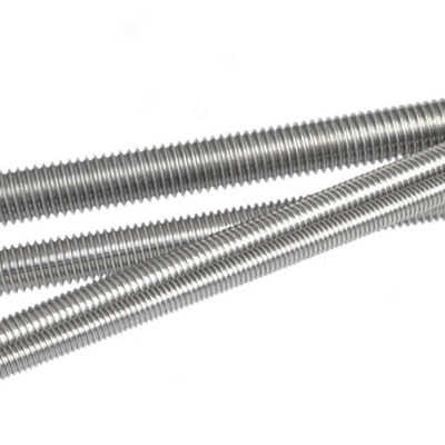304 316 Edelstahl Doppelkopfbolze DIN975 Vollzähne-Stift mit einfacher Oberfläche