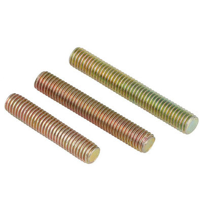 304 316 Edelstahl Doppelkopfbolze DIN975 Vollzähne-Stift mit einfacher Oberfläche