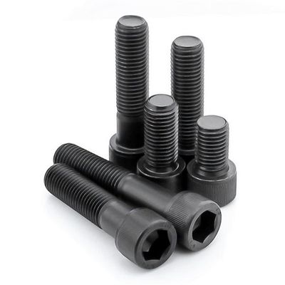 Hebei Fastener Kohlenstoffstahl 4.8 8.8 10.9 12.9 Klasse Schwarz DIN912 Hex Socket Bolt Allen Bolt