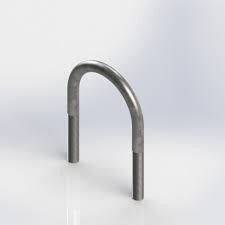 ZINK Finish Stahlband DIN 3570 Hot Dip Galvanized U Bolts für Bauvorhaben