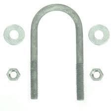 ZINK Finish Stahlband DIN 3570 Hot Dip Galvanized U Bolts für Bauvorhaben
