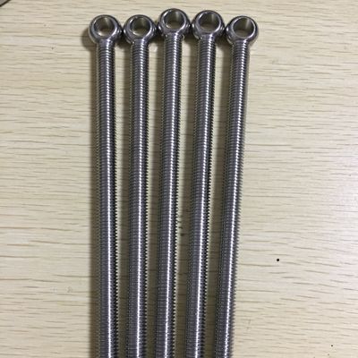 Edelstahlschraube DIN444 UNI6058 Augenschraube 8.8 mit gelbem Zink und Haken
