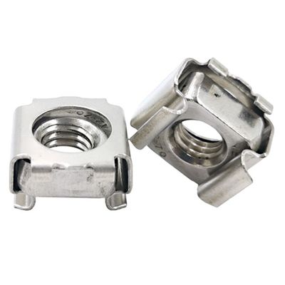 Automobilindustrie 304 Edelstahl Klemmmutter Schwimmende Quadratmutter-Blattbefestigung