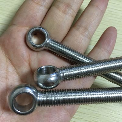 Edelstahlschraube DIN444 UNI6058 Augenschraube 8.8 mit gelbem Zink und Haken