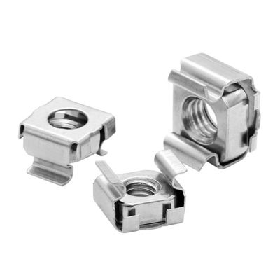 Automobilindustrie 304 Edelstahl Klemmmutter Schwimmende Quadratmutter-Blattbefestigung