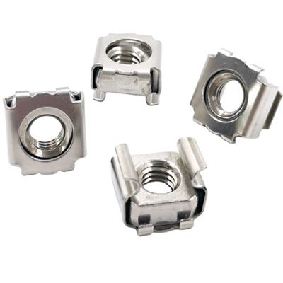 Automobilindustrie 304 Edelstahl Klemmmutter Schwimmende Quadratmutter-Blattbefestigung