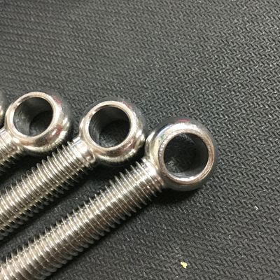 Edelstahlschraube DIN444 UNI6058 Augenschraube 8.8 mit gelbem Zink und Haken
