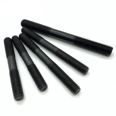 Kohlenstoffstahl Plain Direct Black Oxide DIN938 Stabschrauben Blei Schraube mit ZINK Oberfläche