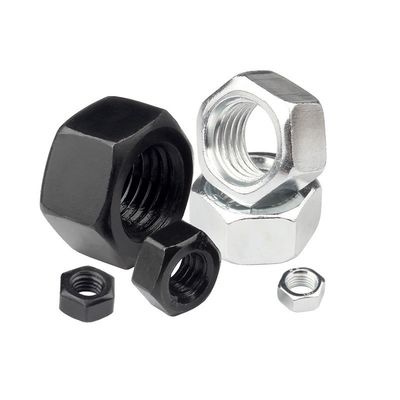 ISO9001-zertifizierte schwarze Oxide M2-M30 Hex-Nuss DIN934 Nuss und Schraube für den Bau