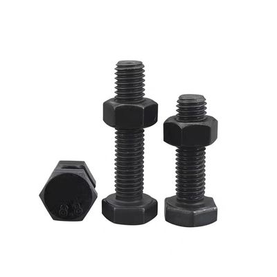 ISO9001-zertifizierte schwarze Oxide M2-M30 Hex-Nuss DIN934 Nuss und Schraube für den Bau