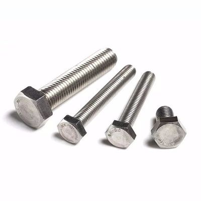 Platte M4-M48 DIN933/931 Hexbolzen aus Edelstahl A2-70 A4-70 für Bauprojekte