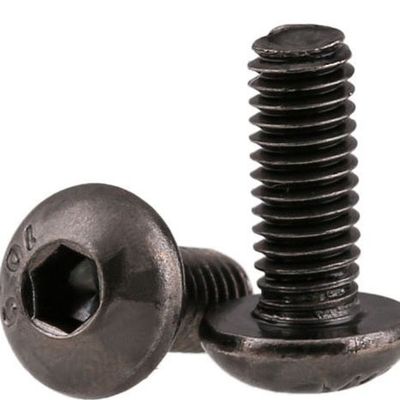Präzision Nichtstandardteile OEM-Service Hex-Steckdose Knopfkopf Schraube ISO 7380 einfache Veredelung