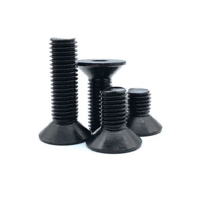 Schwarze Hochfestigkeitsstufe 10.9 Hexagon Socket Countersunk Head Bolt DIN 7991 M2-M100