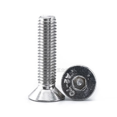Schwarze Hochfestigkeitsstufe 10.9 Hexagon Socket Countersunk Head Bolt DIN 7991 M2-M100
