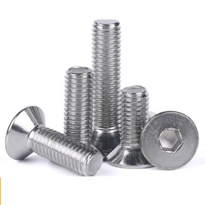 ISO9001-zertifizierte Hexagon Socket Countersunk Head Cap-Schrauben für Anwendungen der Klasse M3.5-M12