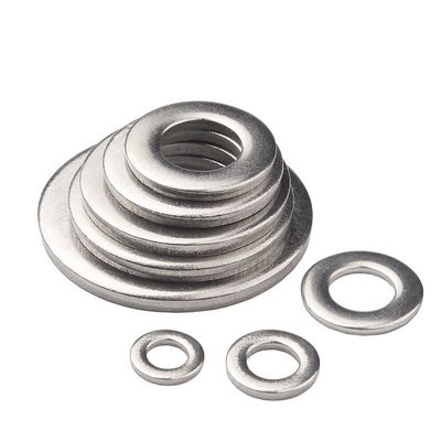 Flachfeder-Stahl-Abstandshalter dünn Flach 304 Edelstahl Din7989 Din988 Din125 Zinkplattierte Waschmaschinen Stahl Kupfer