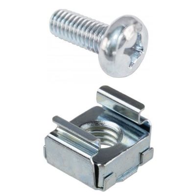 Metrisches Messsystem Edelstahl-Quadrat-Käfig-Nuss-Clip-Nuss für Messingprodukte