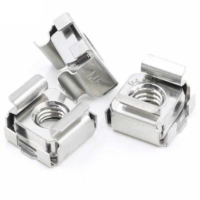 Metrisches Messsystem Edelstahl-Quadrat-Käfig-Nuss-Clip-Nuss für Messingprodukte