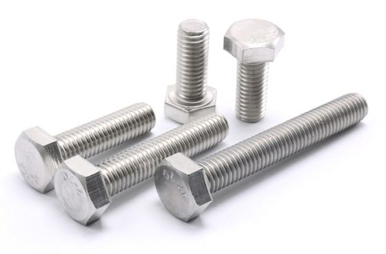 Hardware Edelstahlschrauben Nüsse DIN933 mit reinem Zink und SUS304