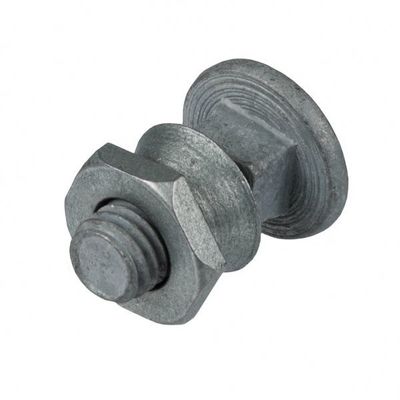 Hot Dip Galvanized Round Head Guardrail Splice Schraube und Mutter mit ANSI-Standard
